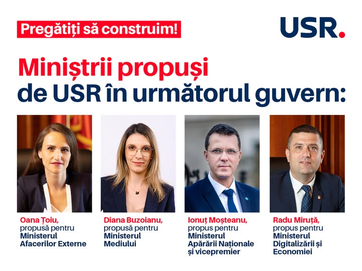 USR își asumă responsabilitatea guvernării