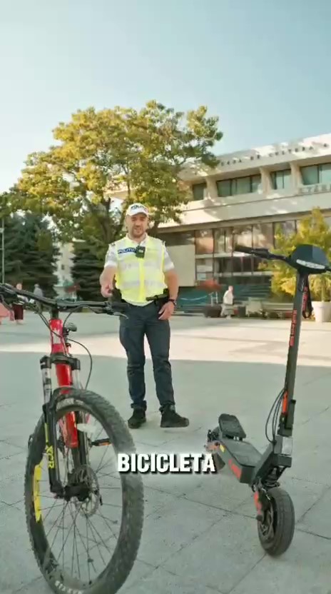 Campanie de prevenire a accidentelor în rândul bicicliștilor și utilizatorilor de trotinete