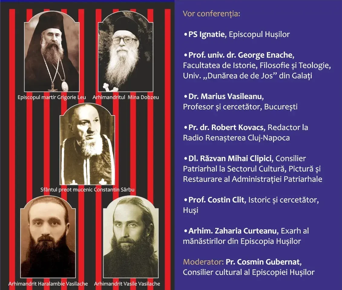 Simpozion național la Vutcani, organizat de Episcopia Hușilor: „Mărturisitori sub teroarea atee. Profiluri vasluiene”