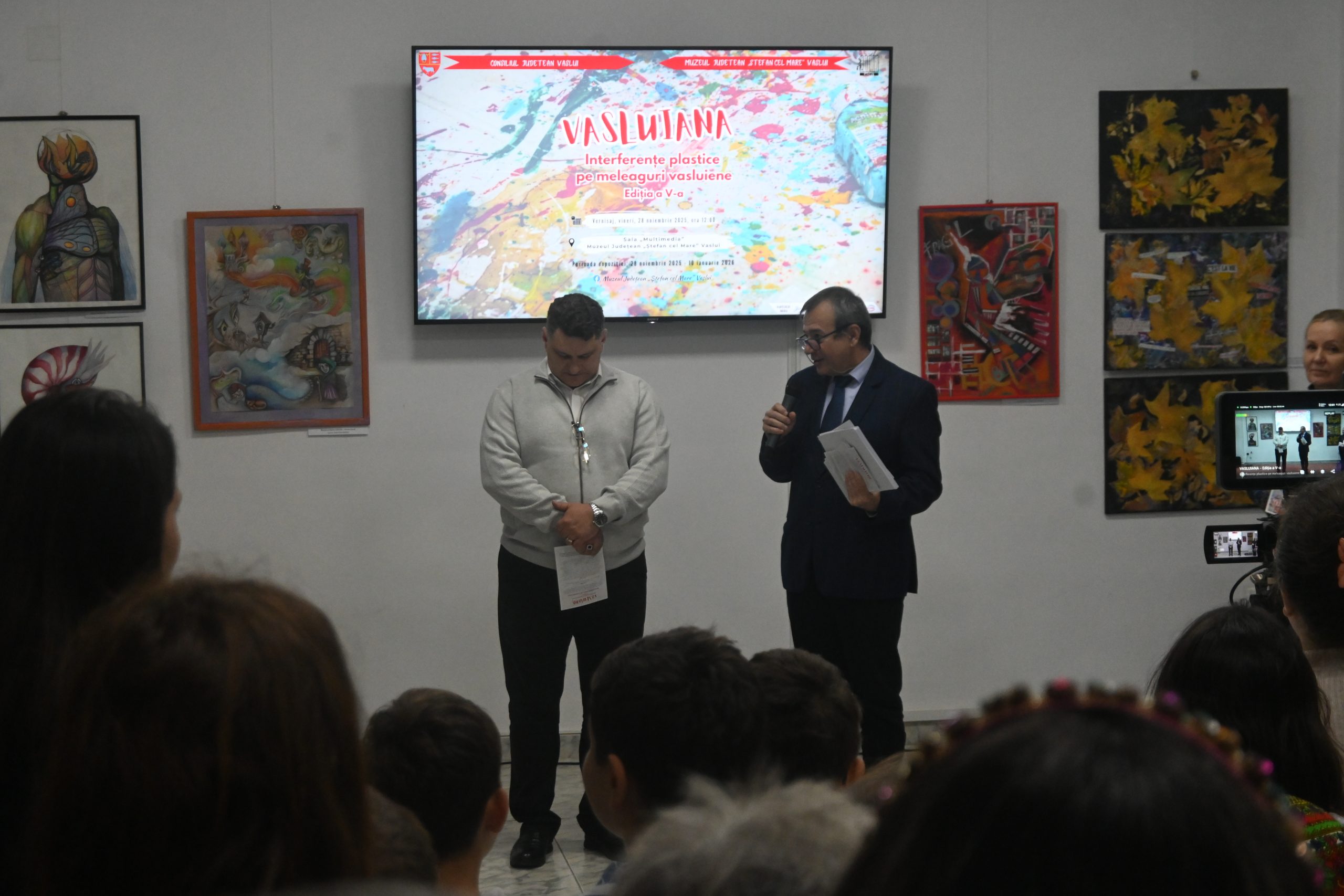 Vernisajul expoziției „VASLUIANA”, ediția a V-a, la Muzeul Județean „Ștefan cel Mare” Vaslui