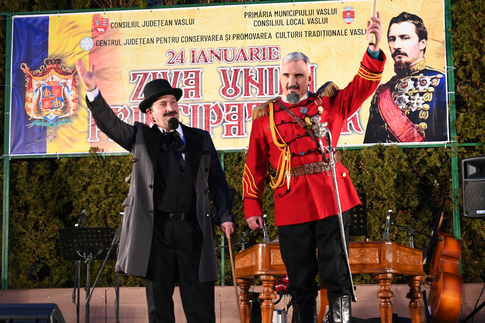 Vasluiul sărbătorește Ziua Unirii Principatelor Române prin spectacolul „Hai să dăm mână cu mână”