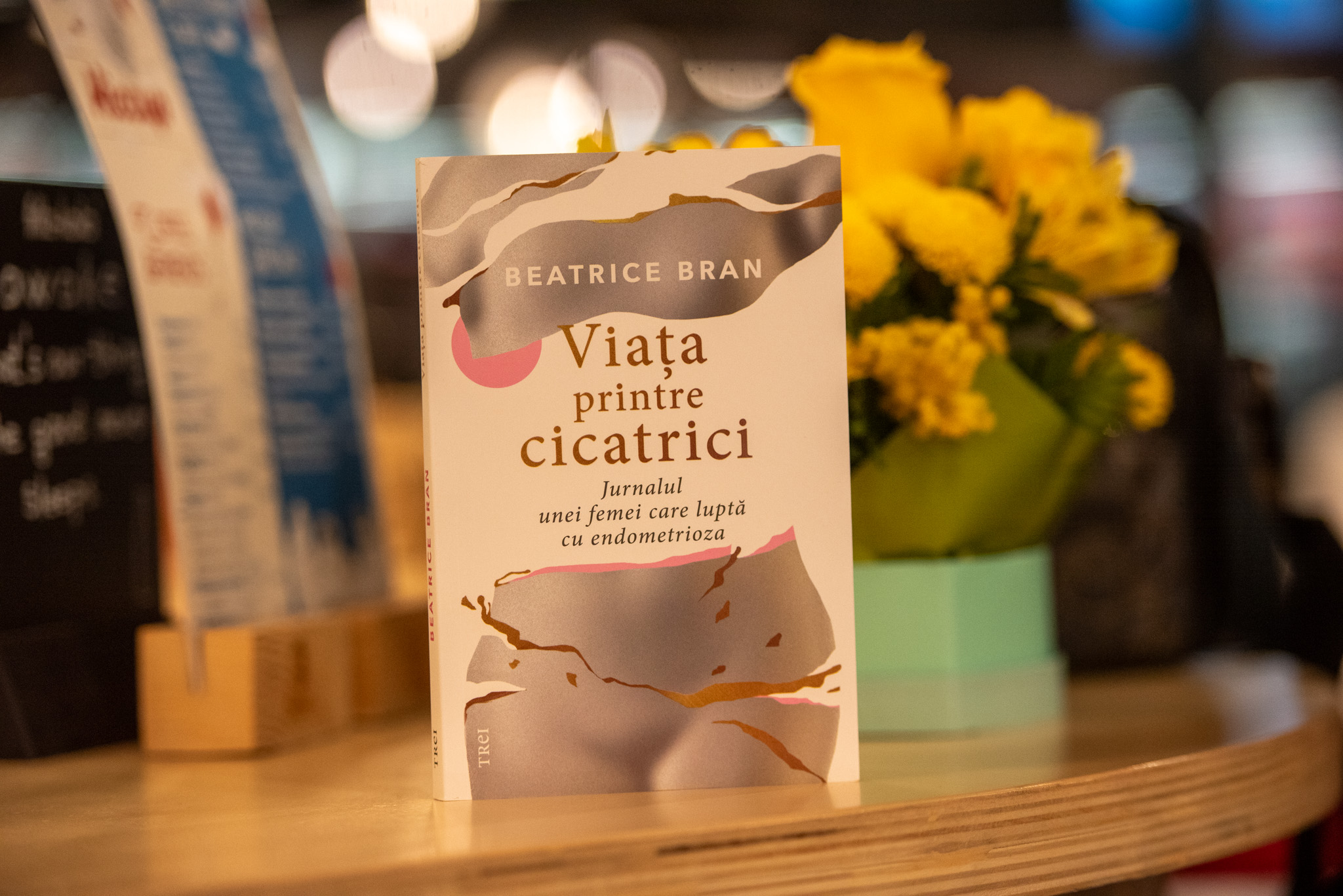 „Viața printre cicatrici”, cartea prin care Beatrice Bran vorbește despre lupta cu Endometrioza