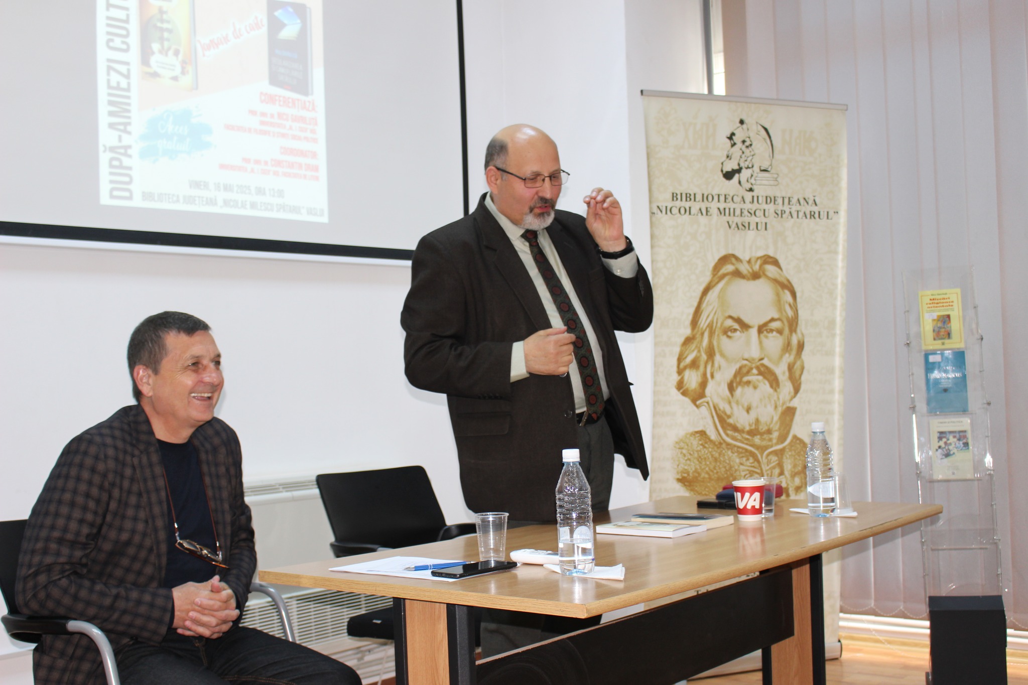 Despre Secularizarea creștinismului și căutările sacrului, într-o conferință găzduită de Biblioteca Județeană „Nicolae Milescu Spătarul”