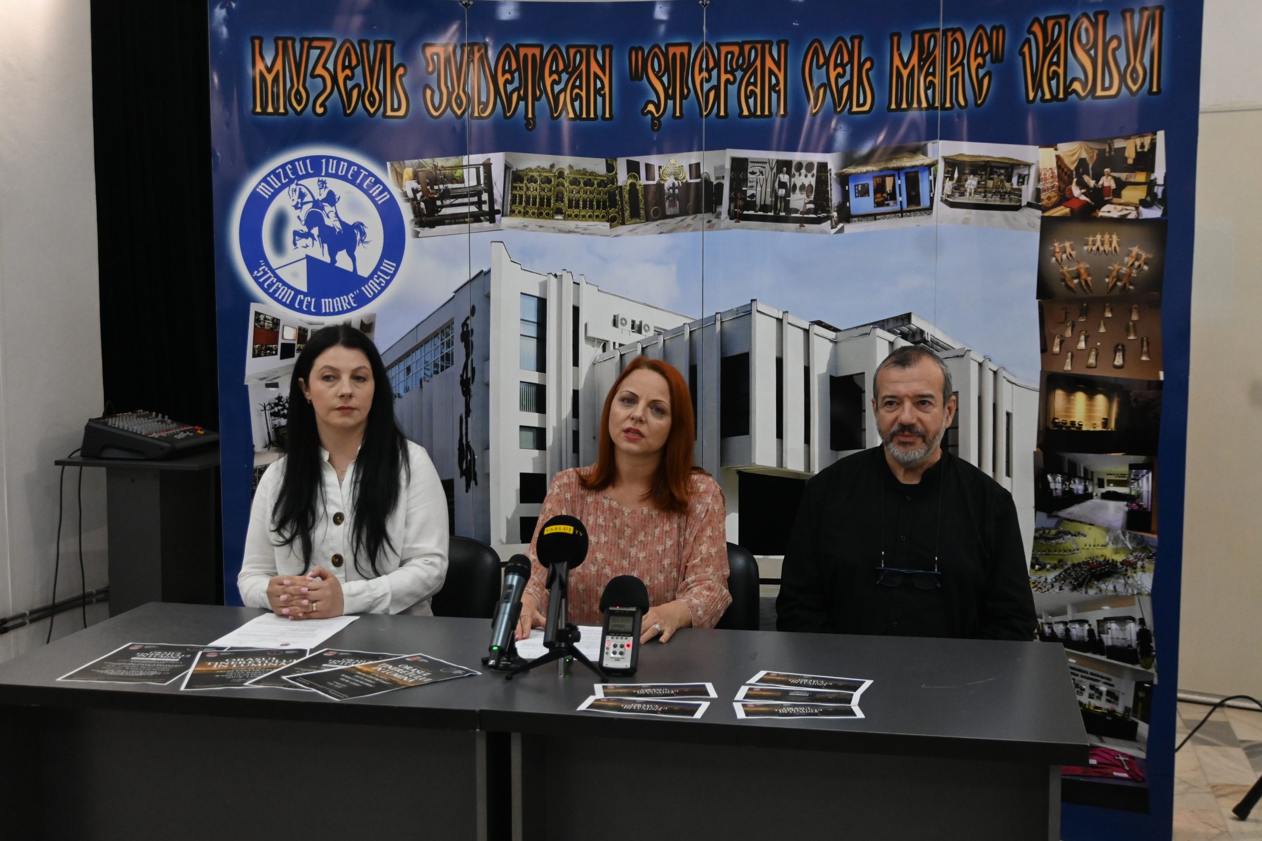 Spectacol de lumini la Noaptea Muzeelor de la Vaslui