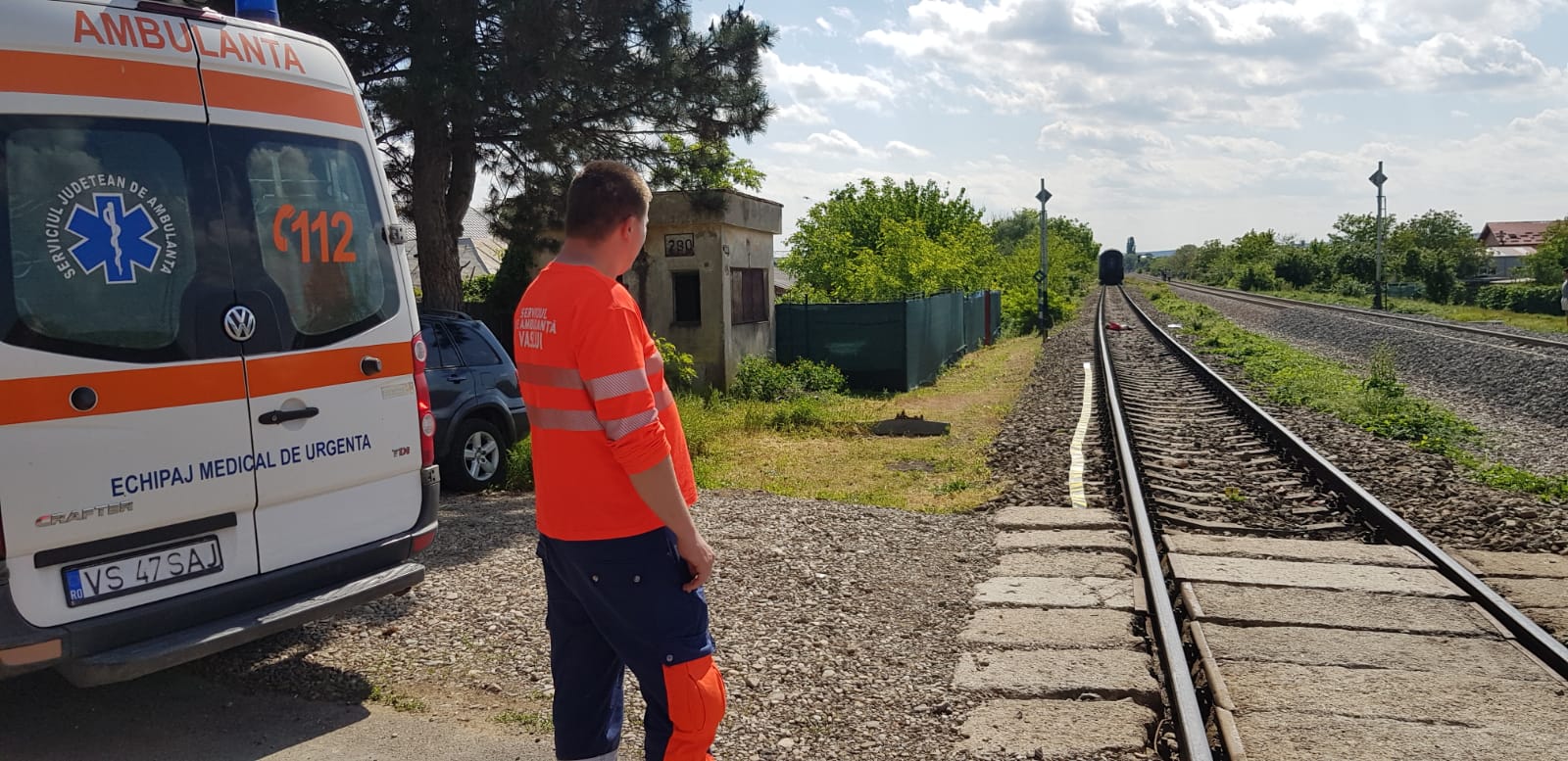 Bărbat de 60 de ani, spulberat de tren la Bârlad