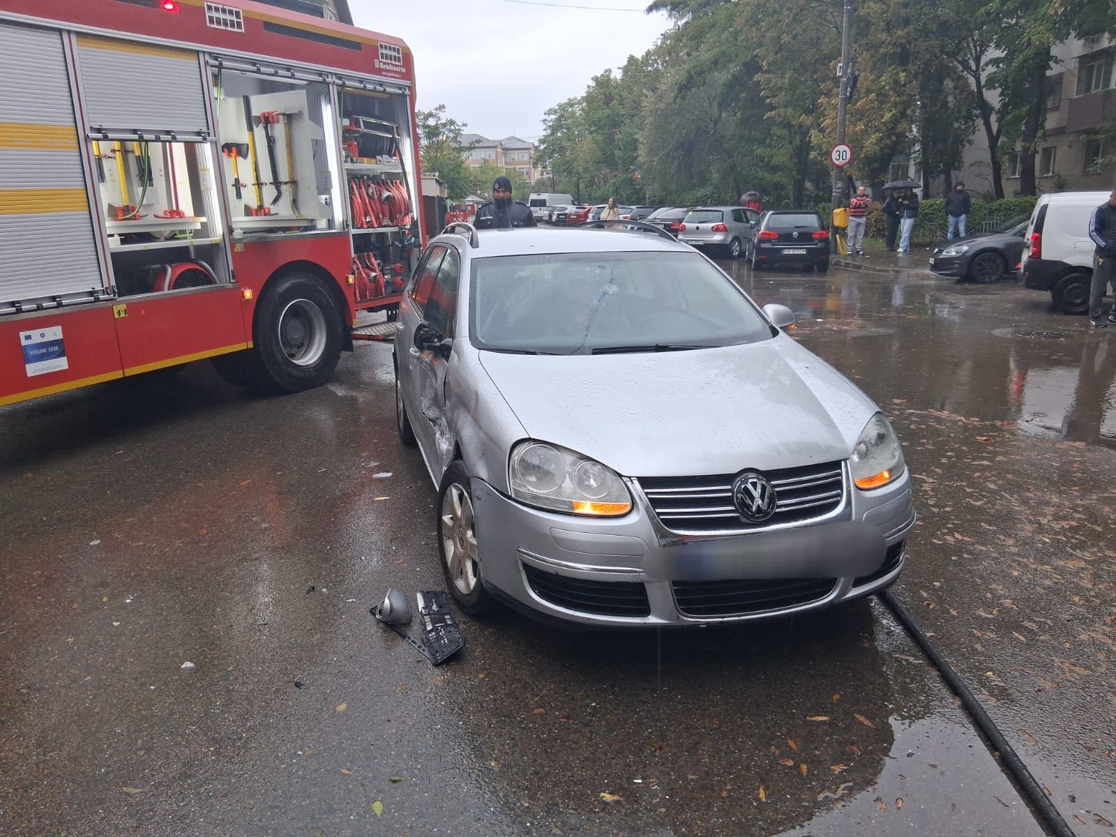Accident rutier pe strada Lirei din Bârlad. Patru persoane implicate, niciuna nu a avut nevoie de îngrijiri medicale