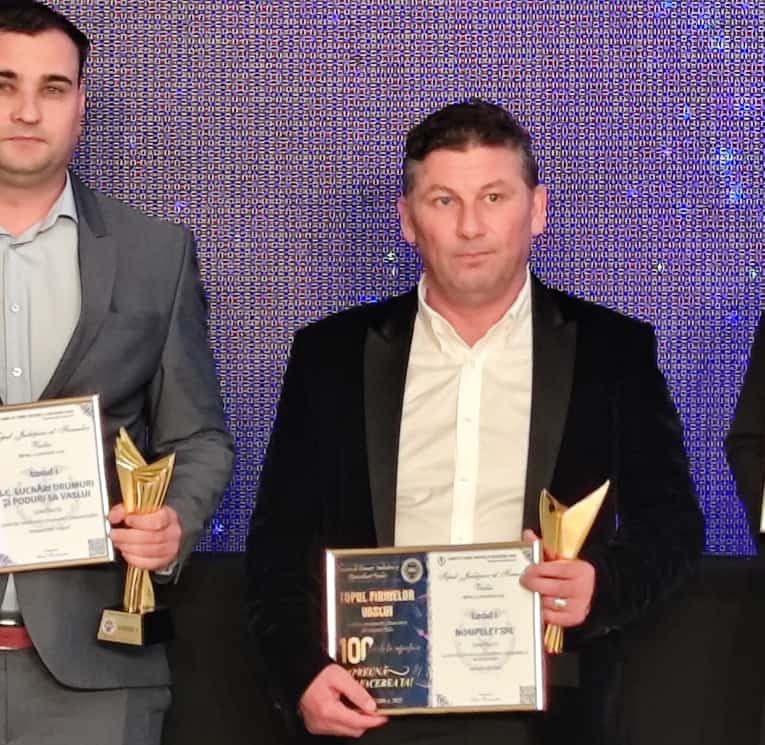 Nomis 2003, premiată la Gala Topului Firmelor Vaslui 2025. Managerul Cătălin Simion: „Rezistăm și mergem înainte. Vasluienii trebuie să creadă că putem ajunge în fruntea țării”