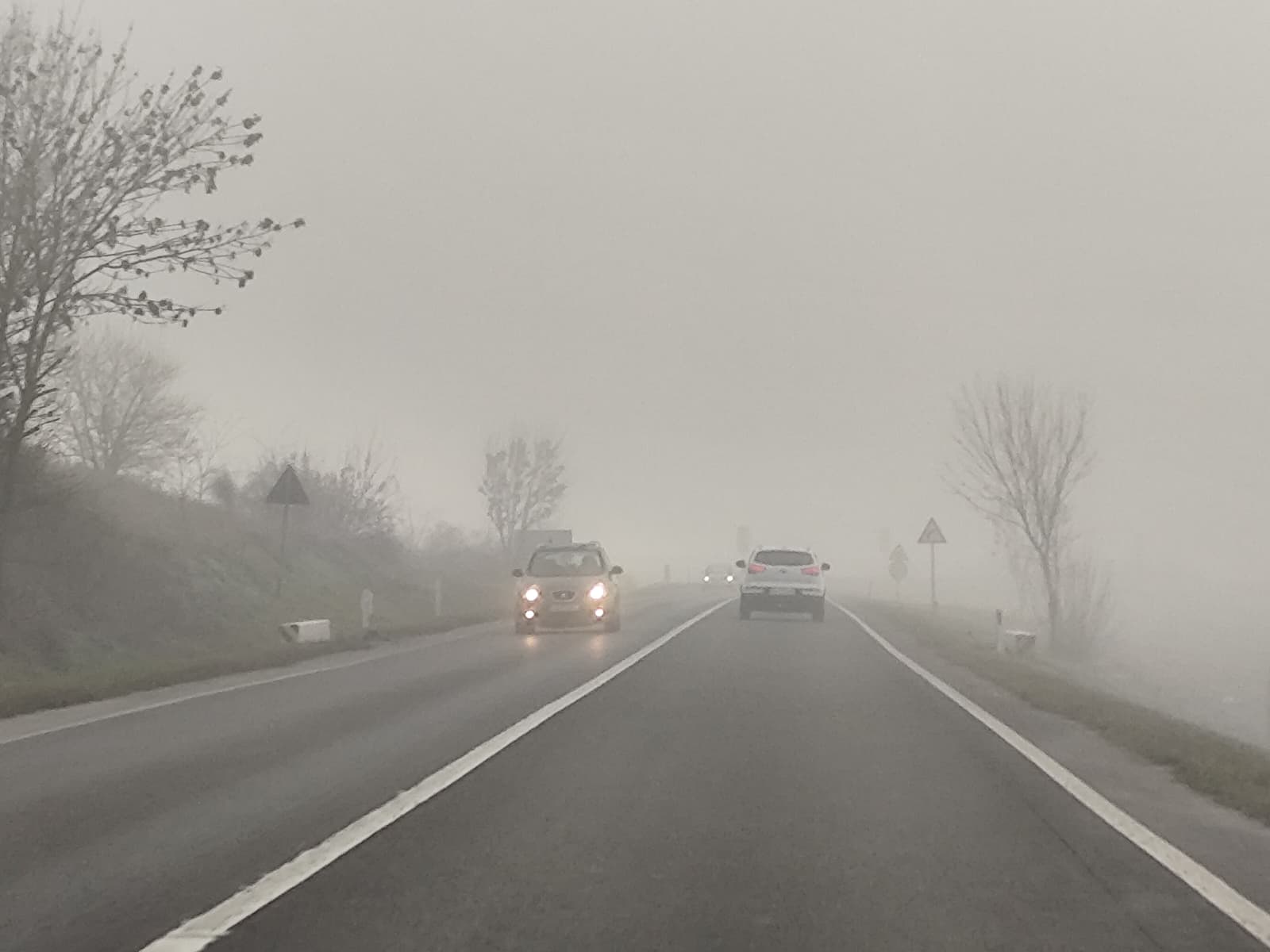 Cod Galben de ceață în județul Vaslui