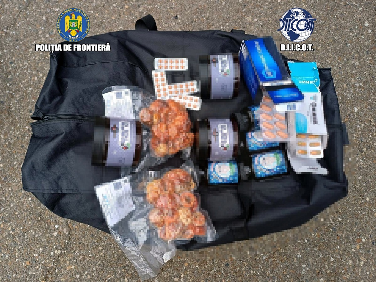 Cetățean moldovean, prins la Albița cu ciuperci halucinogene. DIICOT cere arestarea preventivă